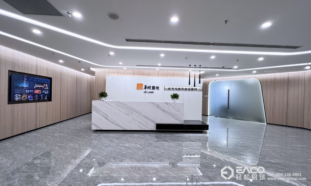 轻松易筑｜1750㎡华润置地，经典商务风办公空间