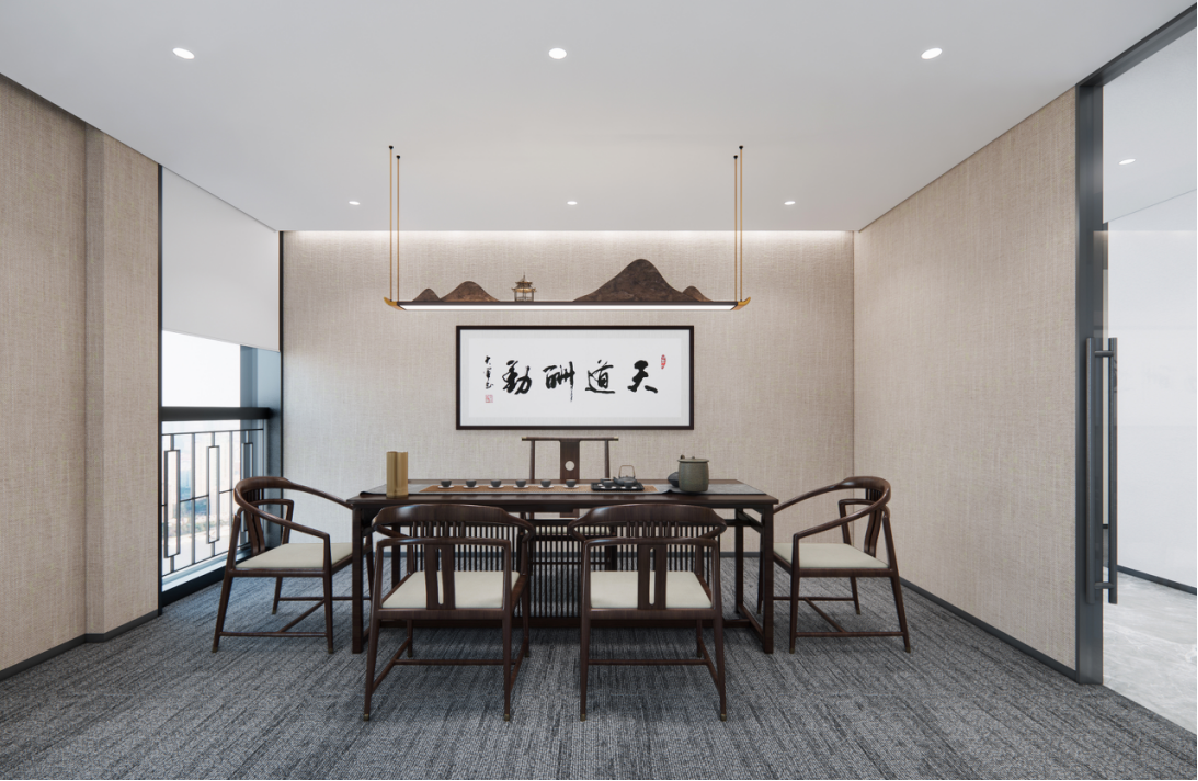 易筑设计丨1700㎡电子科技办公室设计，实用大气