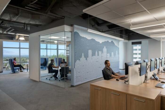 硅谷银行办公室装修设计–卡顿伍德高地