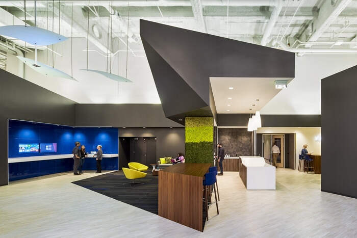 微软办公室装修设计项目赏析，采用文创风格效果