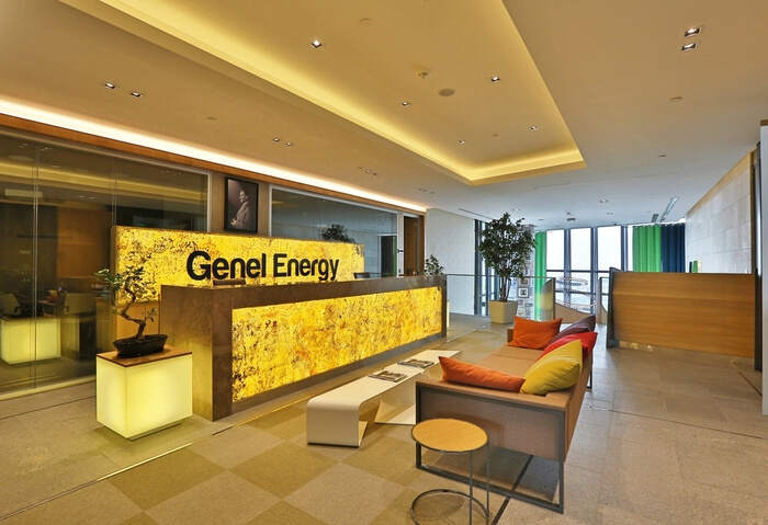 Genel能源总部办公室装修，采用天然材料体现出工业风效果
