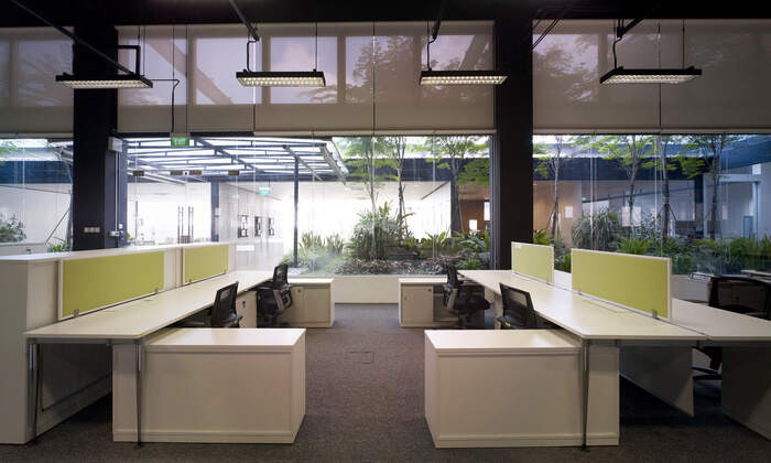 HG Metal办公室装修设计，采用工业风格宁静的环境