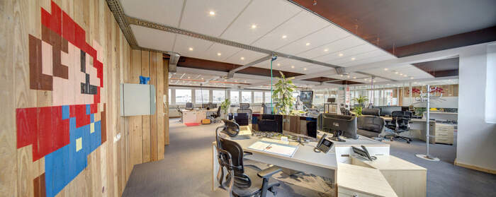 Adacor办公室设计，高科技彩色效果