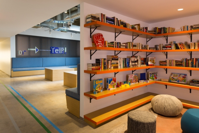 Yelp办公室设计，商务风明显充满了乐趣