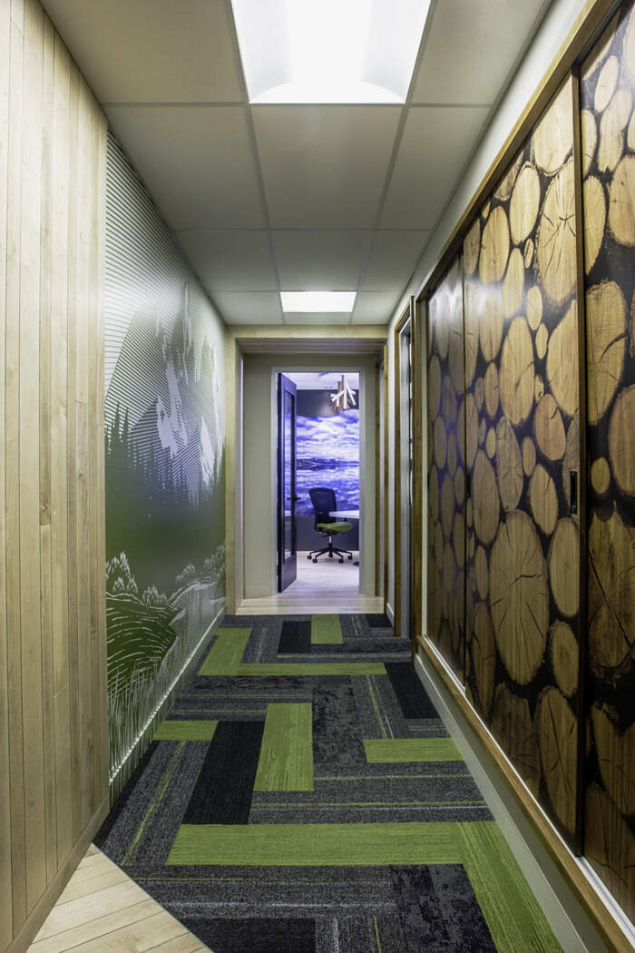 当格罗斯河办公室装修设计，创造办公充满活力环境