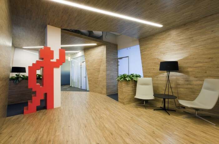 Yandex办公室装修，设计提供轻松愉快的氛围