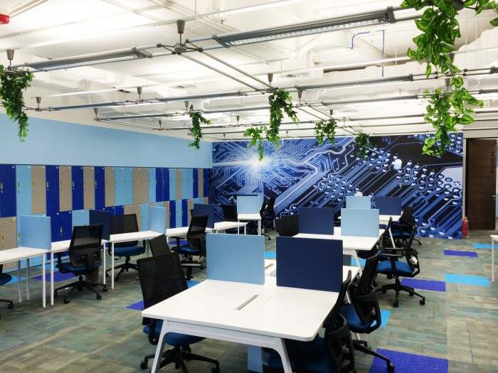 数码港办公室装修设计，创造出传导性办公环境