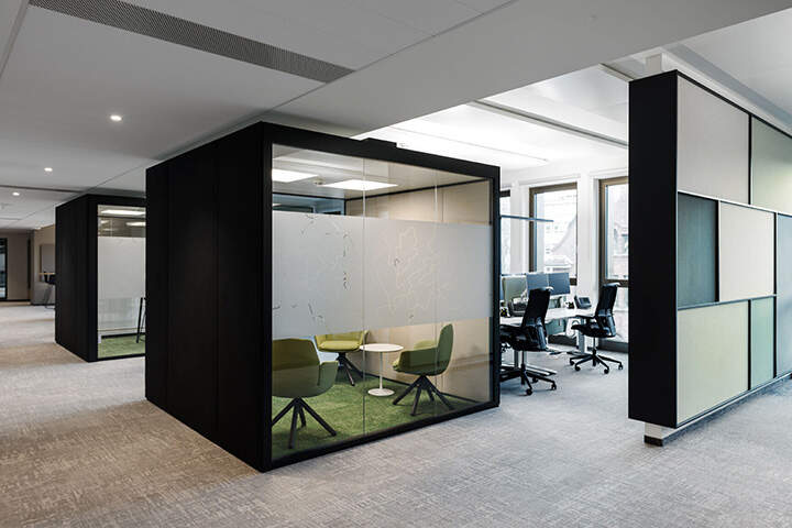 研发企业的办公室装修设计出新创意环境